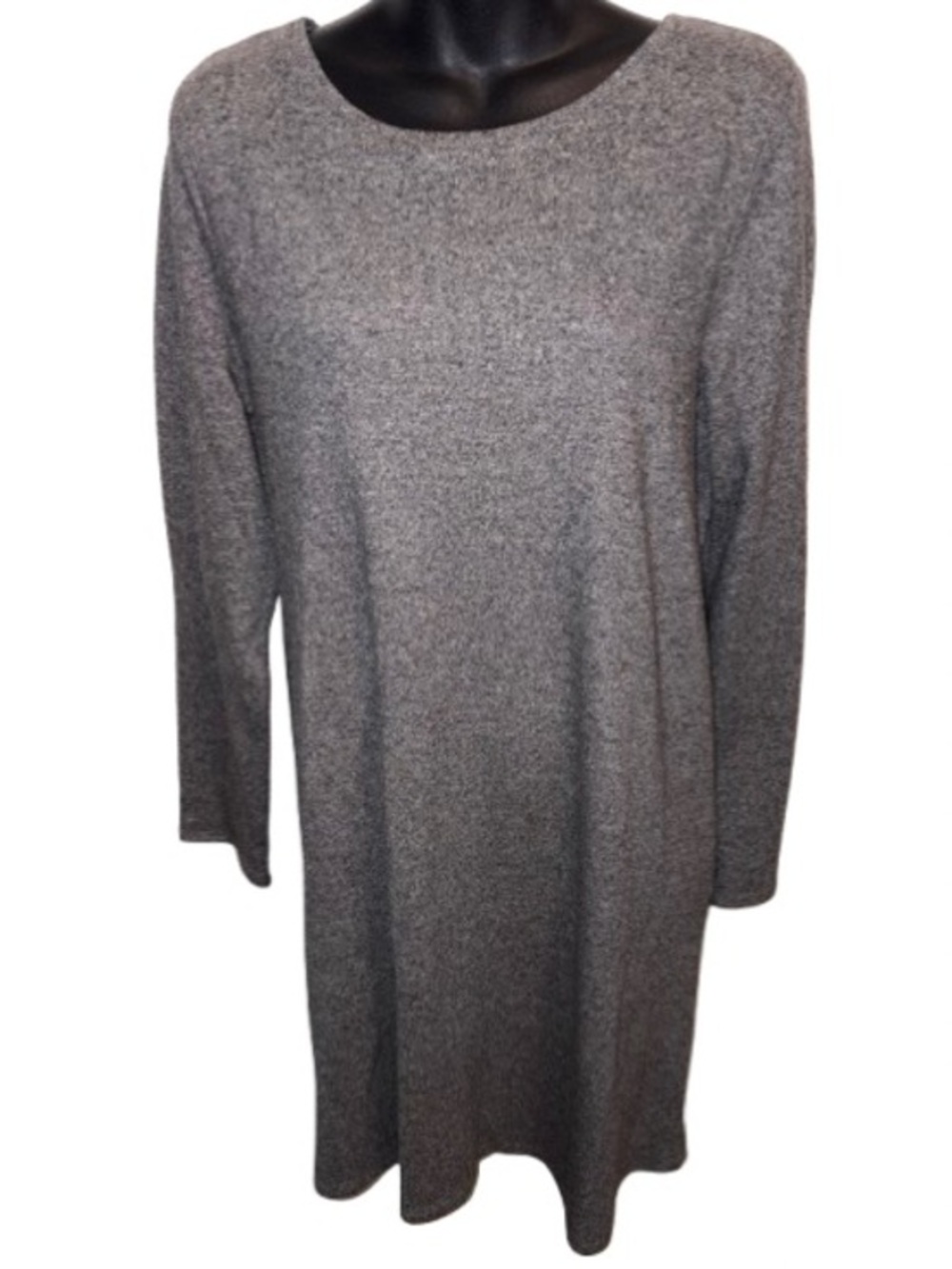 J. Jill Pure Jill Heather Gray Ponte Knot Shift dress size M